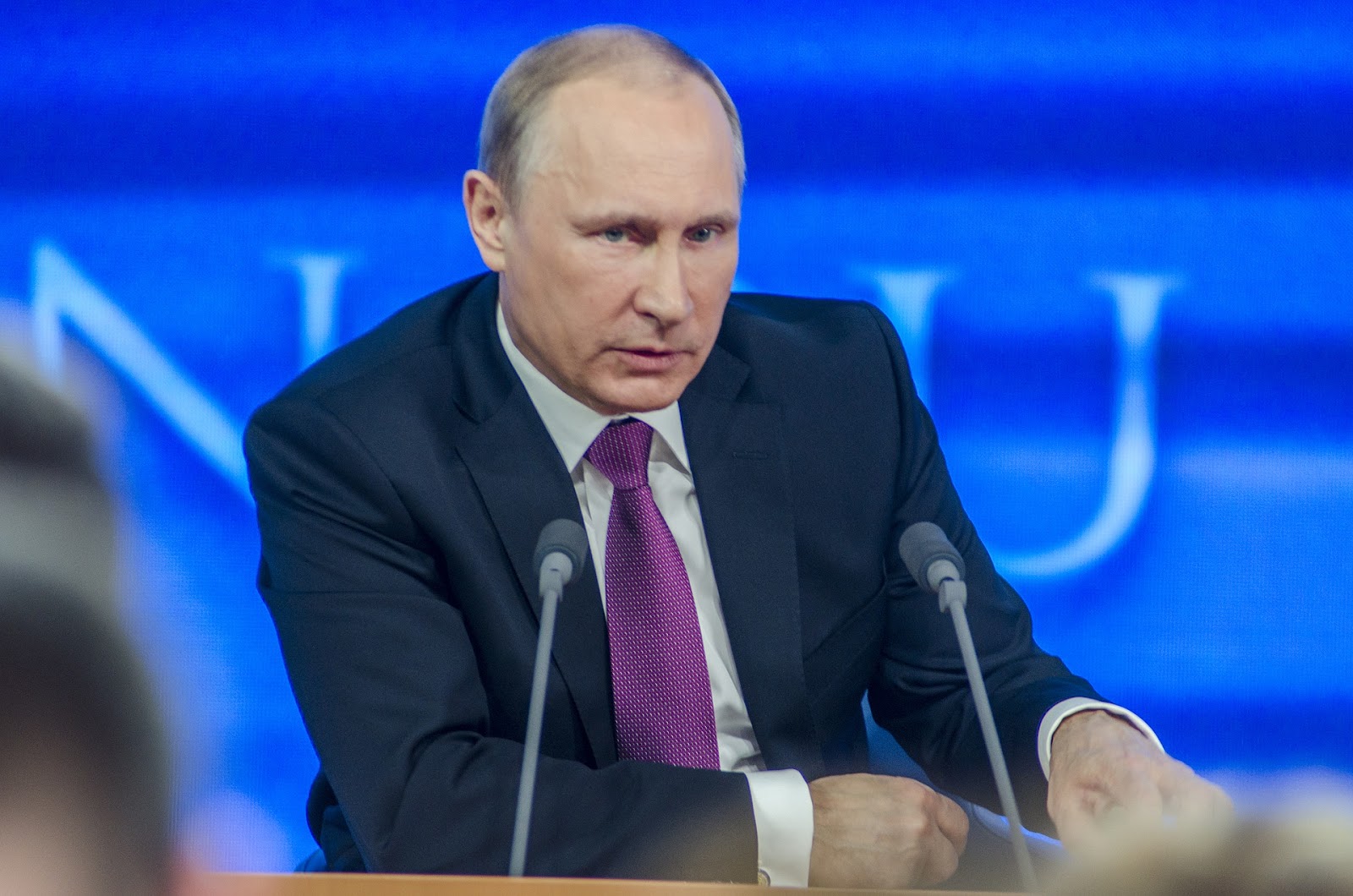Во время пресс-конференции Путин ответил на 55 вопросов