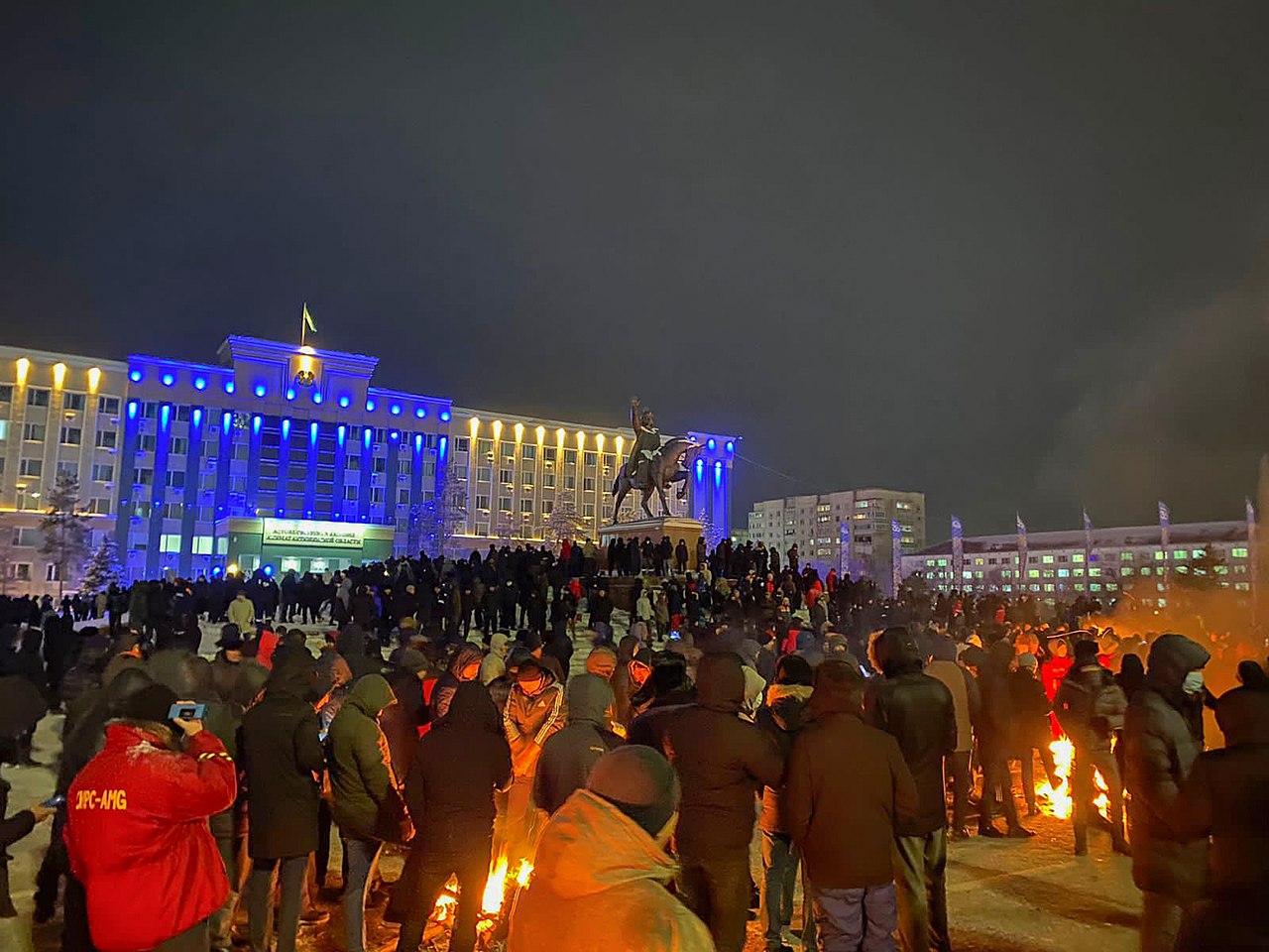 массовые протесты в Казахстане
