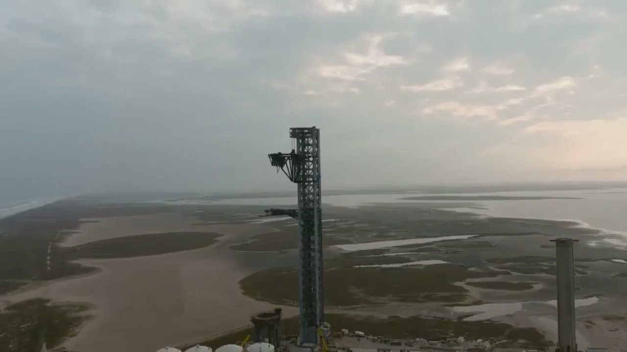 башня, которая может ловить вернувшиеся на Землю ракеты