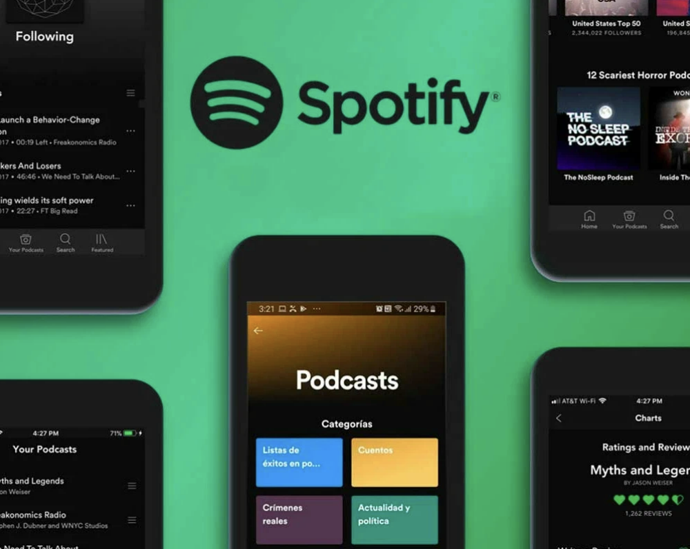 Spotify удален из App Store и Google Play