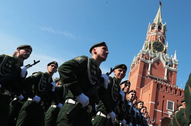В Москве на Красной площади состоялась генеральная репетиция парада Победы