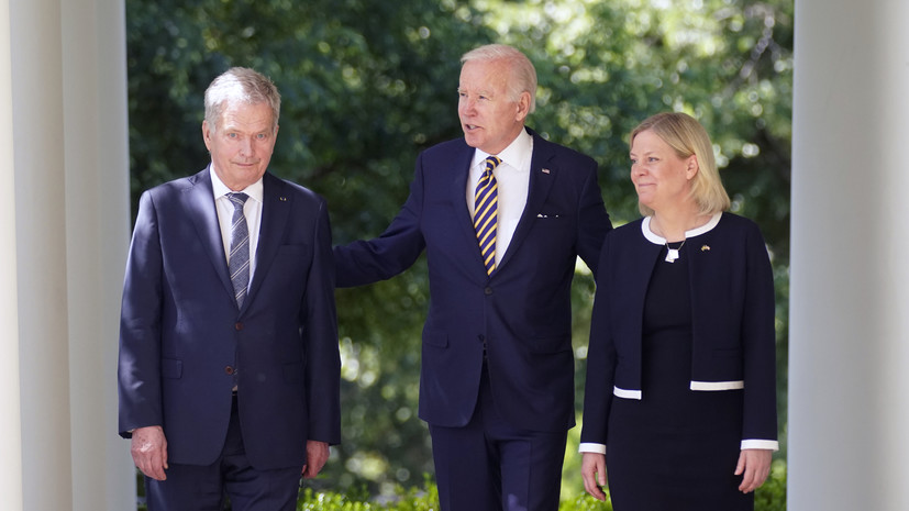 США решительно поддерживают заявки в Финляндии и Швеции на вступление в НАТО