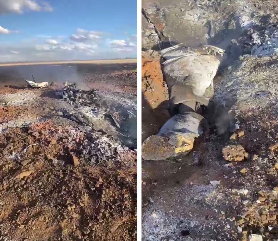 В Туркменском районе Ставропольского края упал неизвестный летательный аппарат
