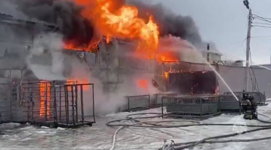 Пожар в Ульяновске