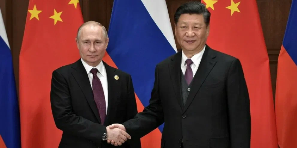 Владимир Путин и президент Китая