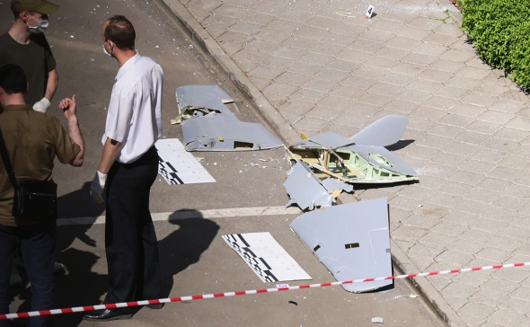В столице произошла атака дронов на жилые районы