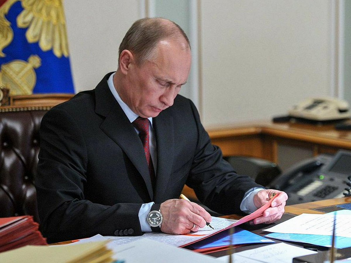 Путин Владимир Владимирович, президент России