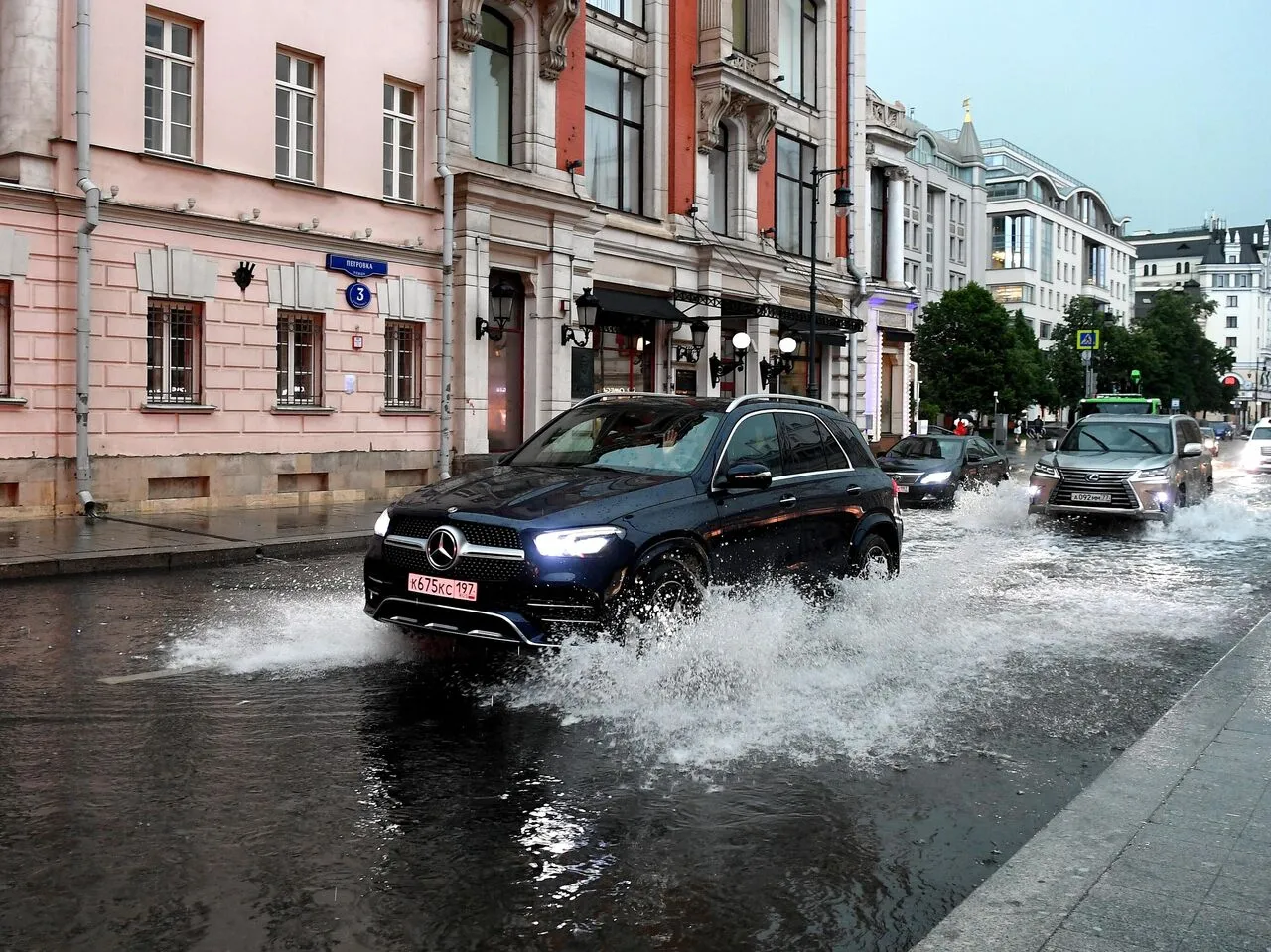 Ливень в Москве