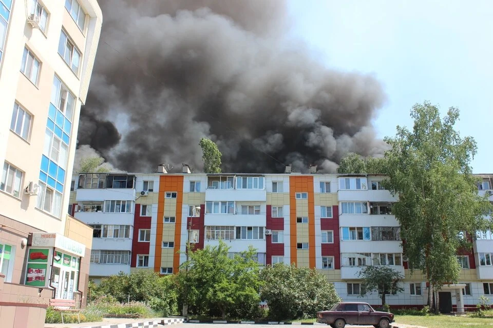 В Белгородском районе загорелся один из энергетических объектов
