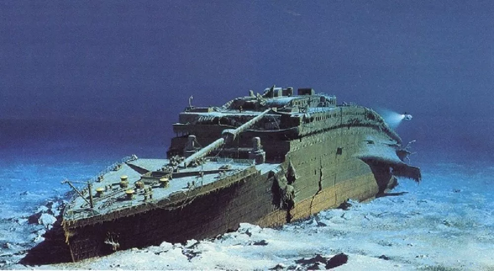 Затонувший Титаник 