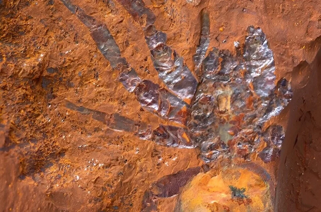 Учёные нашли окаменевшие останки гигантского паука в Австралии фото