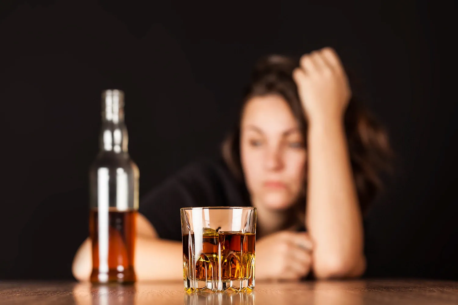 Страдания от алкоголизма
