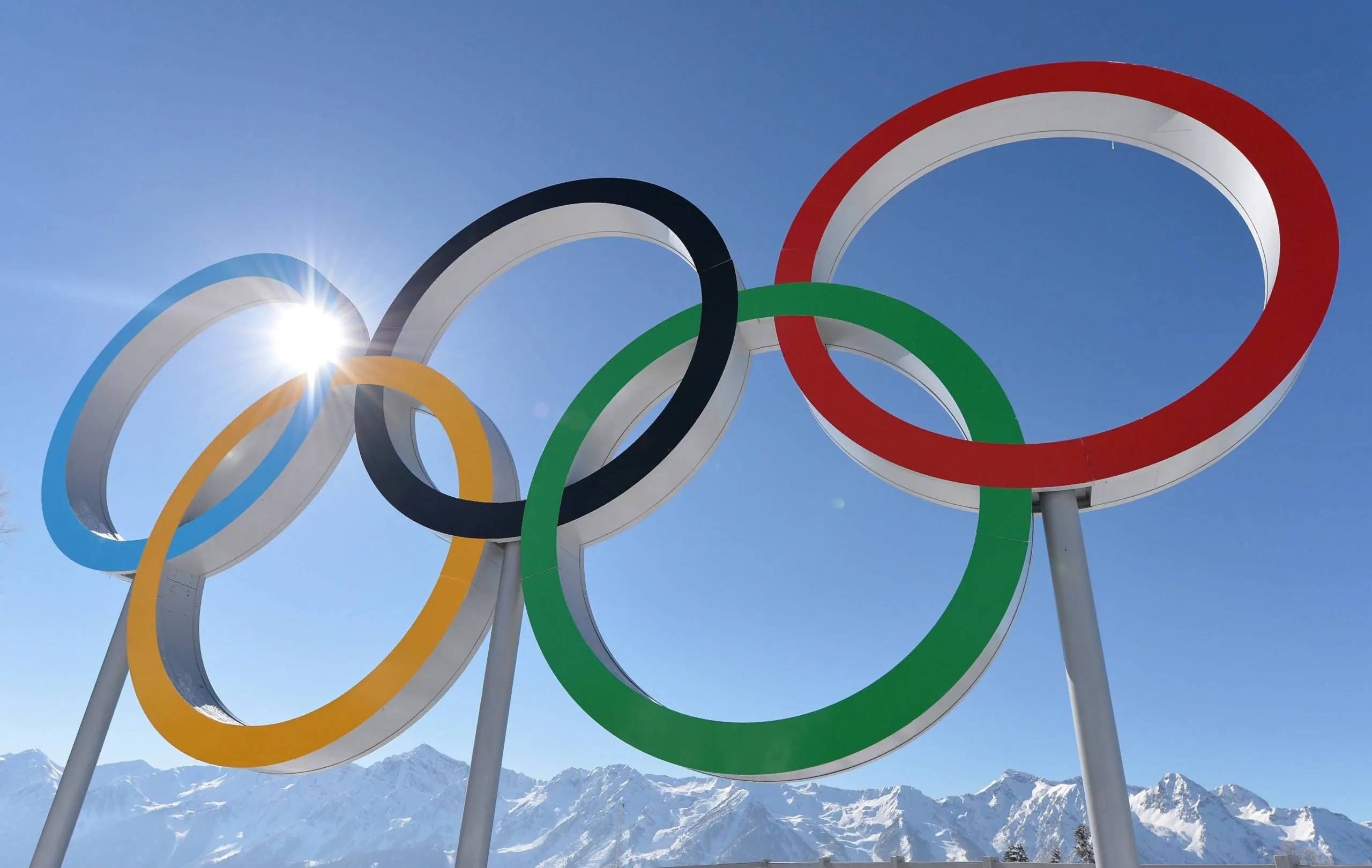 Олимпийские кольца - красивые фото